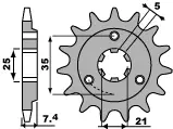 Cenová Bomba PBR přední řetězové kolo 437 14 18NC SUZUKI DR600/650 '85-'95 (-2) (ŘETĚZ 520) (MADE IN ITALY)